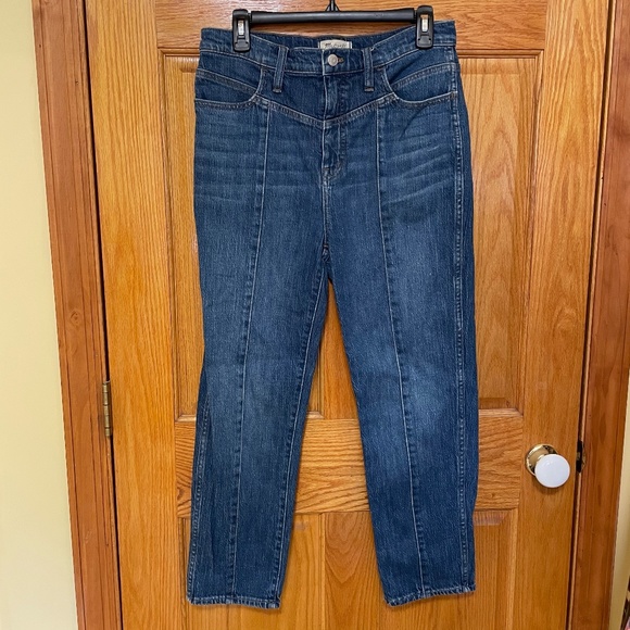 Madewell Classic Straight Seamed Jeans - Picture 1 of 2